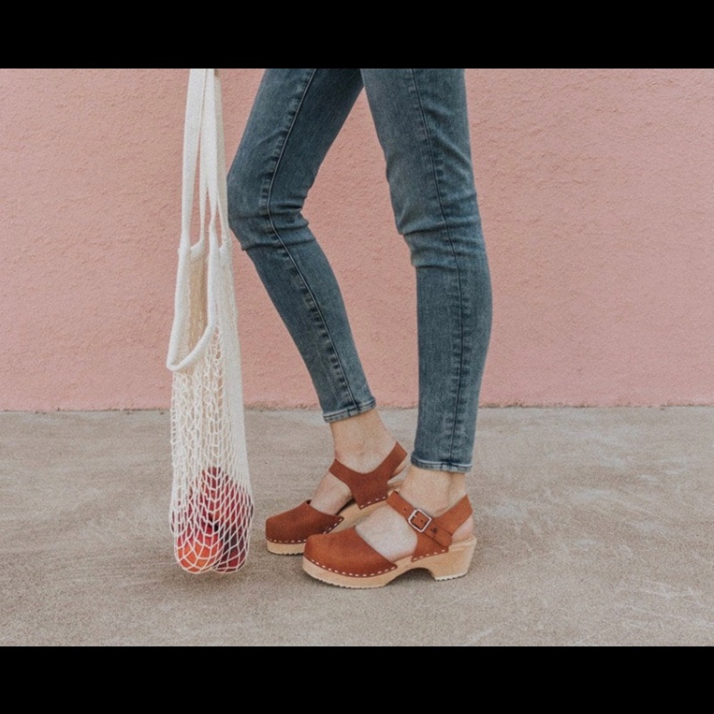 Lotta Low Wood Clogs